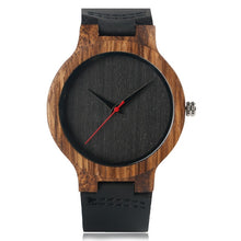 Load image into Gallery viewer, Quartz Watch Bamboo Modern Wristwatch Analog Nature Wood
