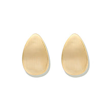 Load image into Gallery viewer, Metal Big Stud Simple Brass Earrings Minimalist Geometric Earrings