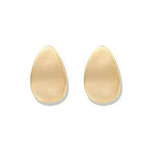 Load image into Gallery viewer, Metal Big Stud Simple Brass Earrings Minimalist Geometric Earrings