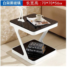 Load image into Gallery viewer, steel gold casual coffee table.