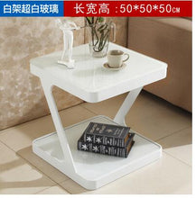 Load image into Gallery viewer, steel gold casual coffee table.