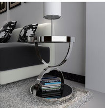 Load image into Gallery viewer, steel gold casual coffee table.