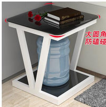 Load image into Gallery viewer, steel gold casual coffee table.