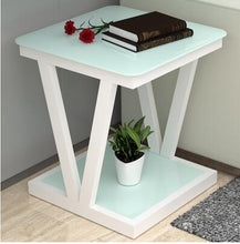 Load image into Gallery viewer, steel gold casual coffee table.