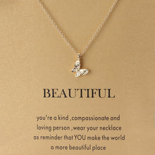 Load image into Gallery viewer, 1pc Minimalist Butterfly Necklaces