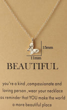 Load image into Gallery viewer, 1pc Minimalist Butterfly Necklaces