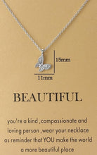 Load image into Gallery viewer, 1pc Minimalist Butterfly Necklaces