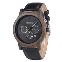 Load image into Gallery viewer, wooden Watches Quartz wood box