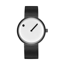 Load image into Gallery viewer, Minimalist style creative wristwatches black &amp; white