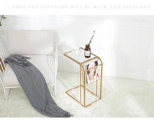 Load image into Gallery viewer, Modern Simple Bedroom Small Iron Tea Table