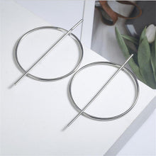 Load image into Gallery viewer, Minimalist modern earrings big earrings