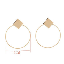 Load image into Gallery viewer, Minimalist modern earrings big earrings