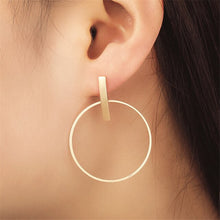 Load image into Gallery viewer, Minimalist modern earrings big earrings