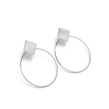 Load image into Gallery viewer, Minimalist modern earrings big earrings
