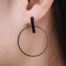 Load image into Gallery viewer, Minimalist modern earrings big earrings