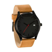 Load image into Gallery viewer, Leather Band Analog Quartz