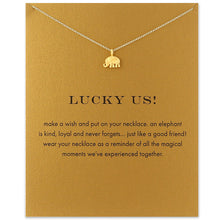 Load image into Gallery viewer, Fashion Origami Elephant Necklace Minimalist