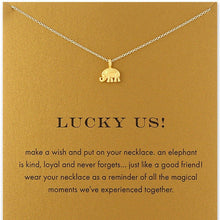 Load image into Gallery viewer, Fashion Origami Elephant Necklace Minimalist