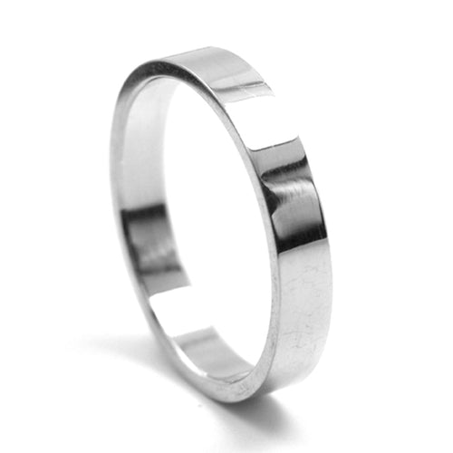 Stainless Steel Flat Minimalist Titanium Ring