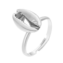 Load image into Gallery viewer, Adjustable Bohemian Gold Silver Shell Ring