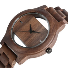Load image into Gallery viewer, Natural Wood Watch with Full Wooden Bamboo Quartz Handmade