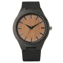 Load image into Gallery viewer, Quartz Watch Bamboo Modern Wristwatch Analog Nature Wood