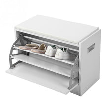 Load image into Gallery viewer, Home Hallway Shoe Bench Wooden Shoes Storage