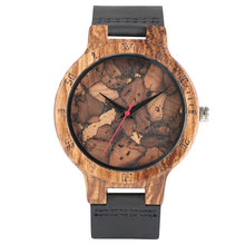 Load image into Gallery viewer, Quartz Watch Bamboo Modern Wristwatch Analog Nature Wood