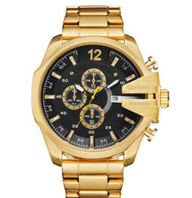 Load image into Gallery viewer, Black Stainless Steel Watchband Quartz Watch