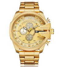 Load image into Gallery viewer, Black Stainless Steel Watchband Quartz Watch