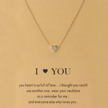 Load image into Gallery viewer, Tiny Heart Choker Necklace Gold Silver Chain Love Necklace