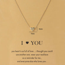Load image into Gallery viewer, Tiny Heart Choker Necklace Gold Silver Chain Love Necklace