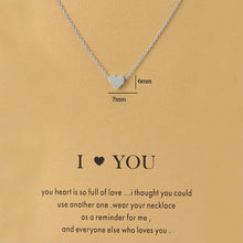 Load image into Gallery viewer, Tiny Heart Choker Necklace Gold Silver Chain Love Necklace