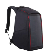 Load image into Gallery viewer, 12W Flexible Solar Panel Power Anti Theft Waterproof Laptop Bag