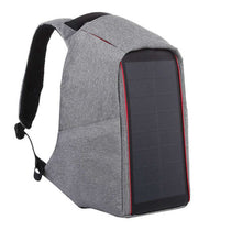 Load image into Gallery viewer, 12W Flexible Solar Panel Power Anti Theft Waterproof Laptop Bag