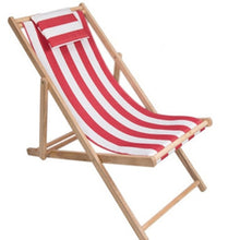 Load image into Gallery viewer, A Outdoor Folding Beach Canvas Chair Recliner Portable