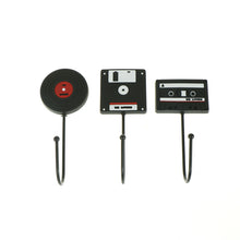 Load image into Gallery viewer, Retro Tape Disk Hanger Decorative Wall Hooks